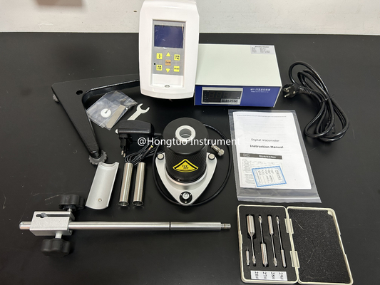 Portable High Temperature Viscometer Adhesives for Waxes Asphalt High Viscosity Test HB-SSR-H