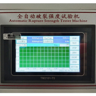 PLC Controlling Automatic Cardboard Paper Bursting Strength Tester
