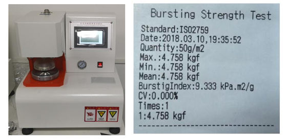 Textile/Carton/Cardboard/Paper Automatic Bursting Strength Test Machine / Equipment / Instrument / Device / Apparatus