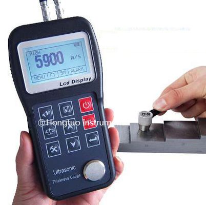 Color Screen Ultrasonic Paper Plastic Rubber Thickness Measurement Equipment