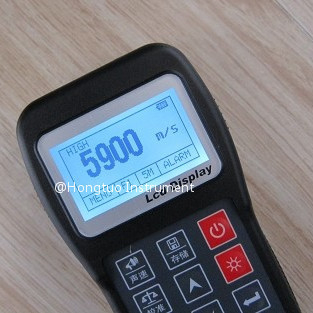 Color Screen Ultrasonic Paper Plastic Rubber Thickness Measurement Equipment